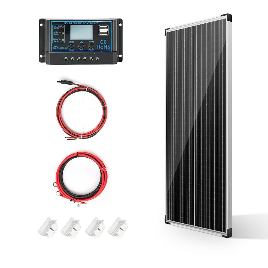 Nicesolar 100W フレキシブル ソーラーパネル 12V 2枚セット Amazon | Nicesolar 100W フレキシブル ソーラーパネル 12V 太陽